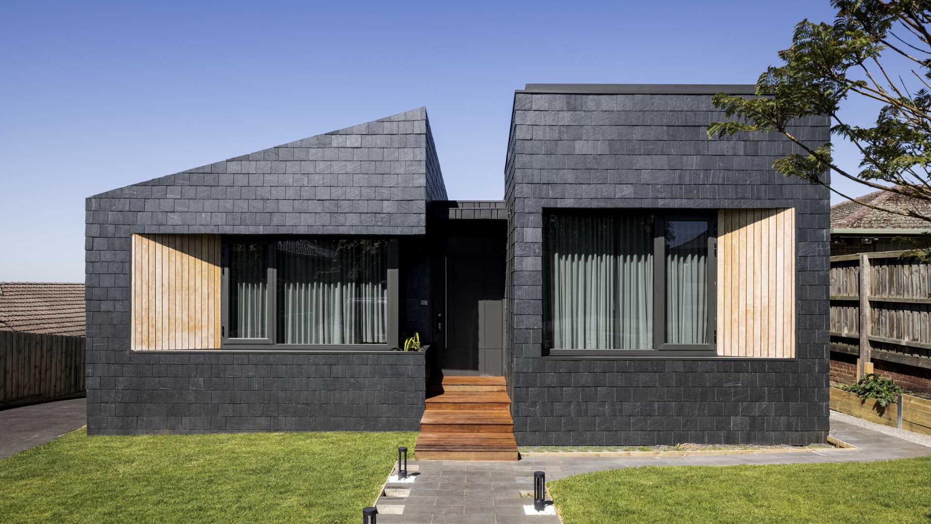 Modern slate roof