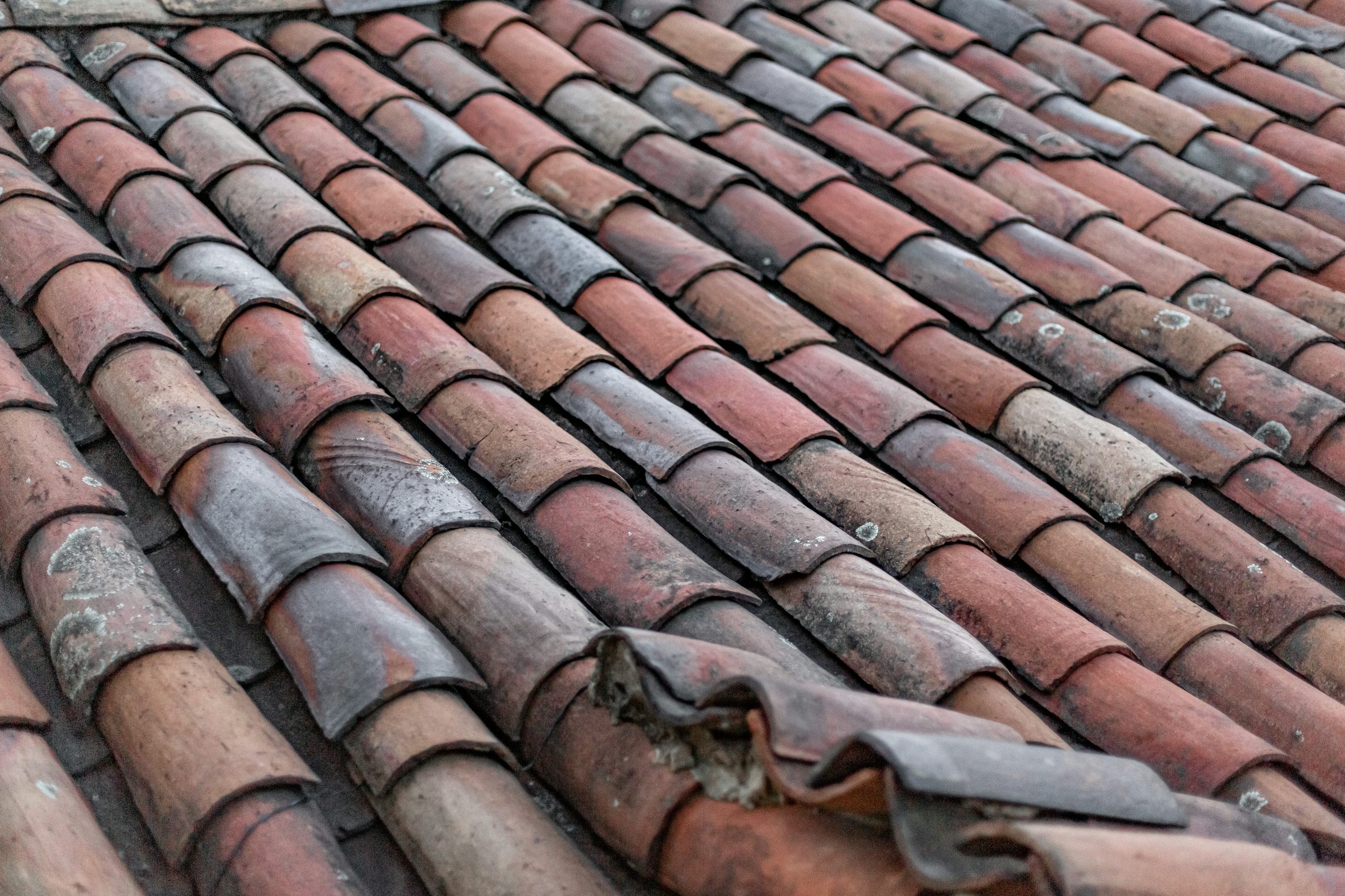 Traditional roof tiles